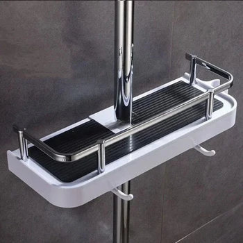 Bad Dusche Lagerung Rack Organizer Kein Bohren Hebe Stange Dusche Kopf Halter Dusche Gel Shampoo Tablett