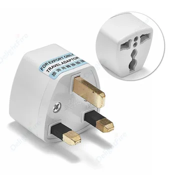 EU zu UK Steckeradapter Universeller Wandsteckdosenadapter Typ G Reiseadapter AU US zu UK Steckerkonverter