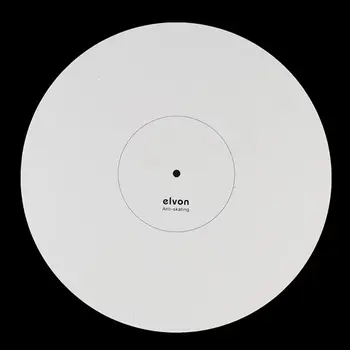 Anti-Rutsch-Kalibrierplatte für Schallplattenspieler aus Vinyl, Präzise Kalibrierungsscheibe aus Acryl
