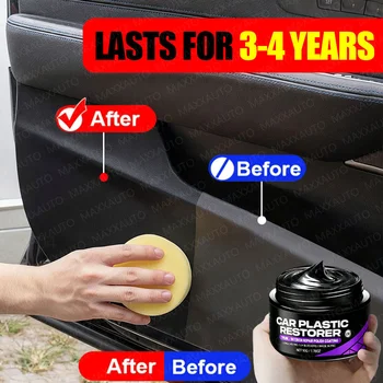 Auto-Kunststoff-Restaurator „Back To Black Gloss“ - Reinigungs- und Erneuerungswachs