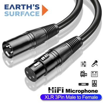HiFi 3Pin XLR Kabel Audio Linie XLR Stecker auf Buchse Mikrofon Verlängerung Kabel für Mixer Verstärker Sound