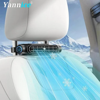 Auto-Sitzkühlventilator 3-stufig Einstellbar 5V USB Auto-Kopfstützen-Kühlventilator Autositzlüfter für Vorder
