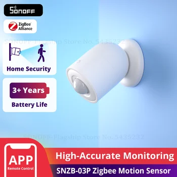 SONOFF SNZB-03P ZigBee Bewegungssensor Intelligente Lichterkennung Bewegungsauslöser-Alarm Kompatibel