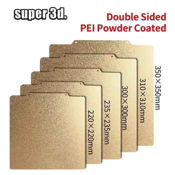 Magnetisches PEI-Pulverblech 235/250/310/350/220 mm doppelseitiges Federstahlblech strukturiert für Ender 3