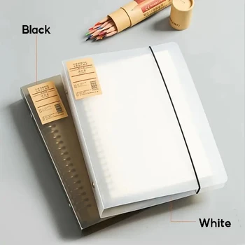 A5/B5/A4 Binder-Notizbücher, lose Blätter, austauschbare innere Nachfüllung mit Trennwand, Metallring