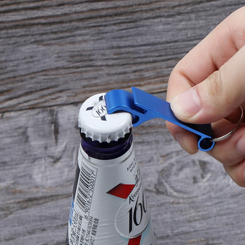 1PC Tragbare Bier Flasche Opener Schlüsselbund Mini Tasche – Bild 5
