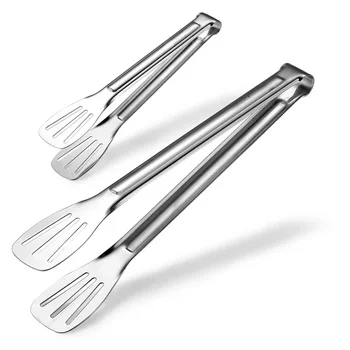 Lebensmittelzange aus Edelstahl, Küchenutensilien, Buffet-Kochwerkzeug, Anti-Hitze-Brot-Clip, Gebäckklemme