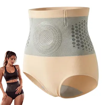 Weiche Damen-Bodyshaping-Shorts Mikropartikel-Kontrollshorts Nahtlose Hochgeschnittene Bauchkontroll-Shorts