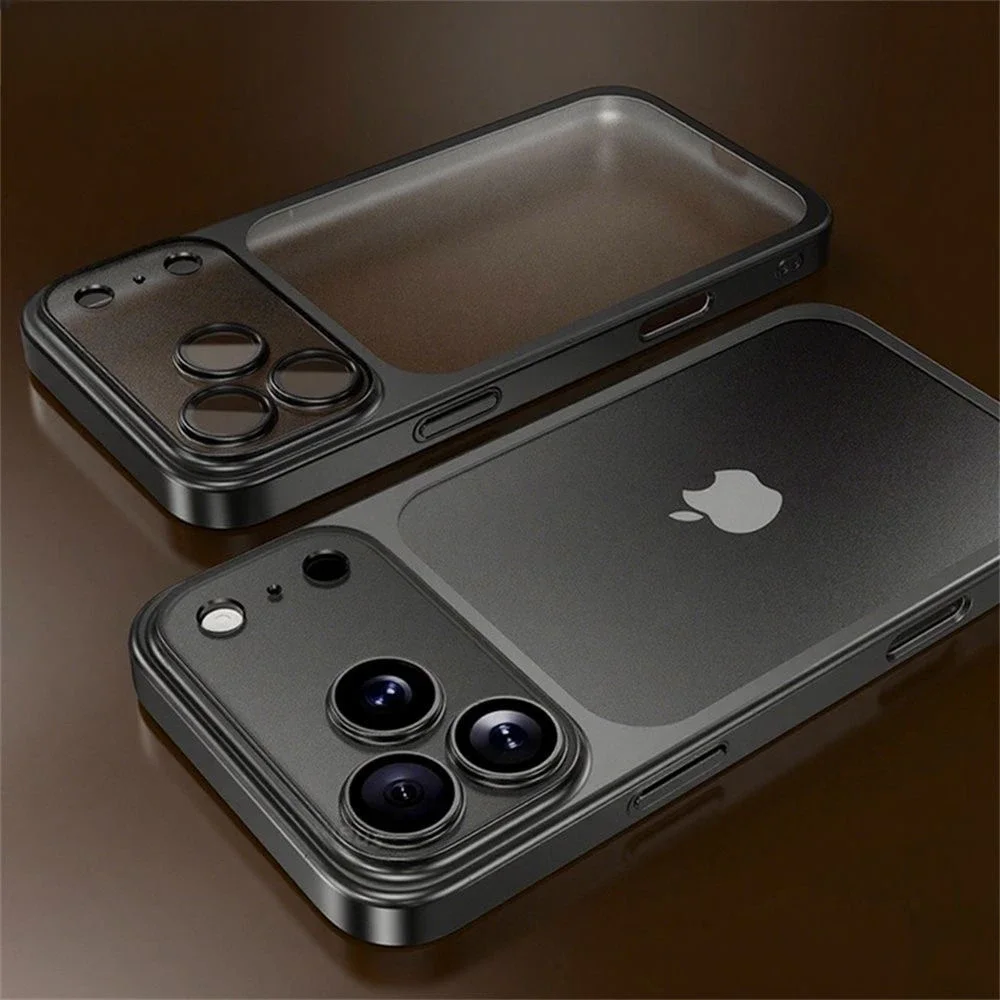 Luxus Überzug Farbe PC Transparent Telefon Fall Für IPhone – Bild 2