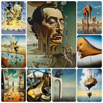 Puzzles für Erwachsene, surrealistische Kunstwerke von Salvador Dali, Puzzlespiele, Lernspiele (1000 Stück)
