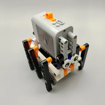 MOC Technische Bausteine Power-Function-Motorteile 6-Beiniger Laufroboter Bionische Spinnen-Bausteine DIY