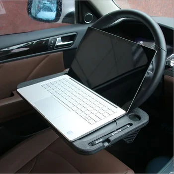 Auto Lenkrad Esstisch Tablett Auto Tisch Auto Multifunktionale Teller Lenkrad Rack Kunststoff Karte Tisch