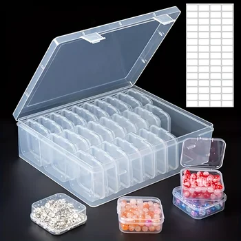 Schmuckaufbewahrungsbox, geeignet für Ohrringe, Ringe, Halsketten | Große Schmuck-Aufbewahrungsbox