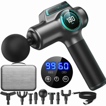 99-Gang Professionelle Muskelmassagepistole Massagegerät für Nacken- und Rückenmassageinstrument