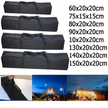 Canvas Canopy Pole Bag Camping Zelt Swag Aufbewahrungstasche Große Kapazität Reise Picknick Handtasche
