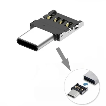 Universal Typ-C Micro USB zu USB 2,0 OTG Adapter Stecker für Handy Smartphone USB 2,0 Typ C Micro USB OTG