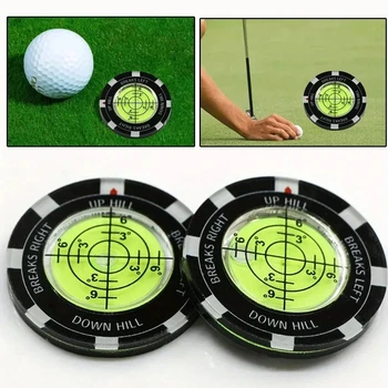 Golf Putt Ball Marker Hohe Präzision Runde Grün Reader Golf Putting Aid Slope Reader 1PC