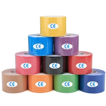 Sport Wasserdichte Kinesiologie Tape Aufkleber Athletische Bandage Muskel Erholung Schutz Umreifung Schmerzen