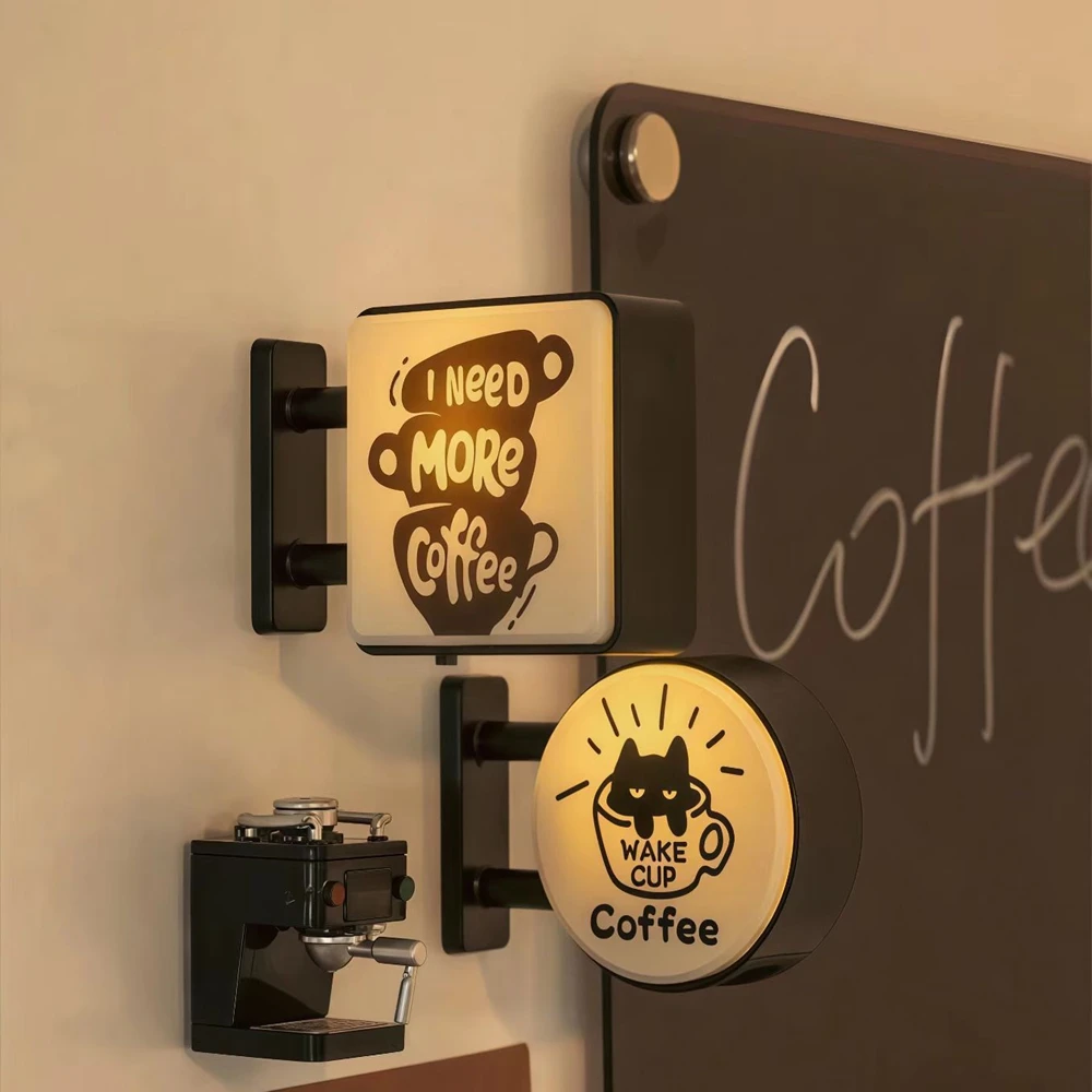 Mini-Leuchtkasten Kühlschrankmagnet Kaffee Japanisches – Bild 3