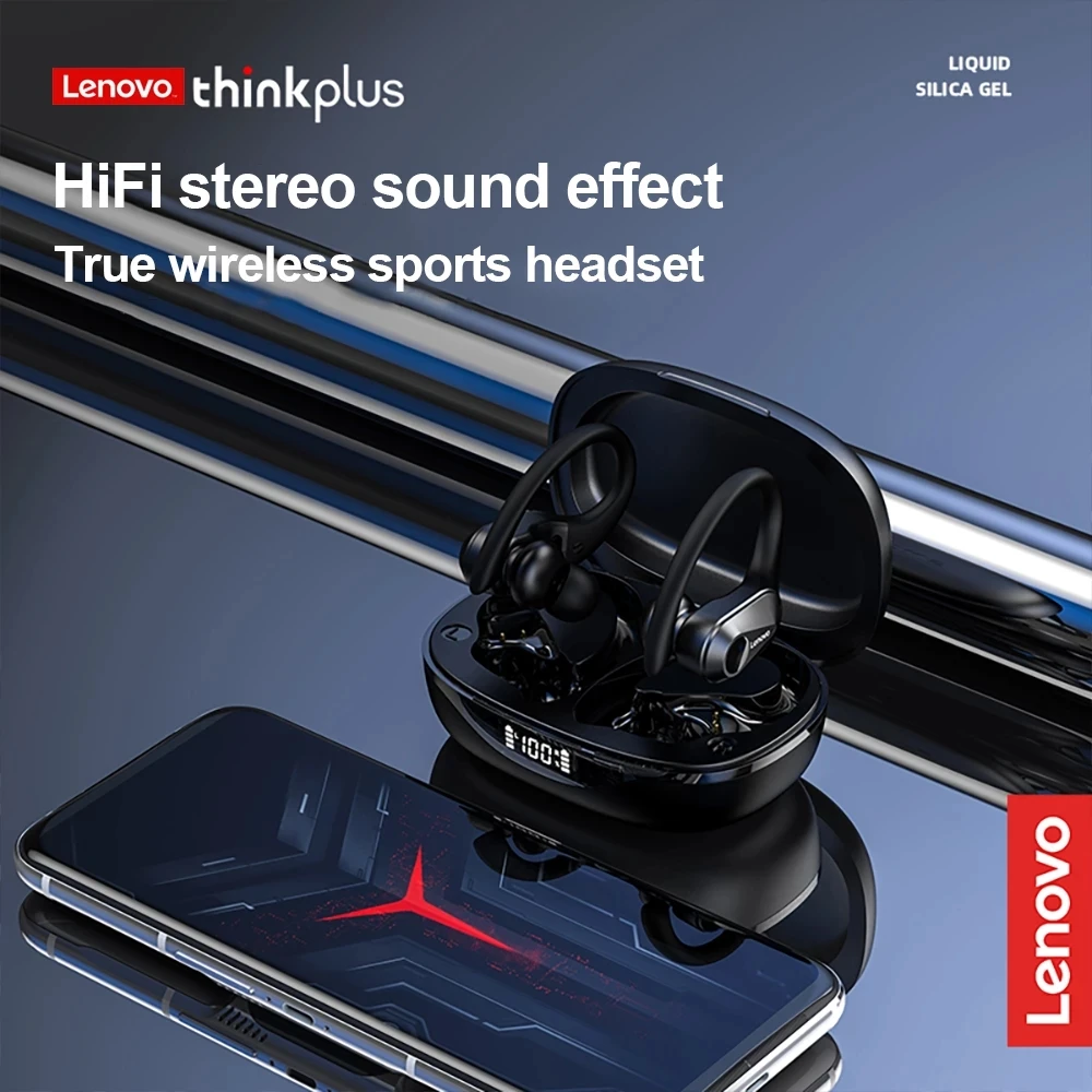 Lenovo LP75 Sport-Funkkopfhörer mit Mikrofonen – Bild 4
