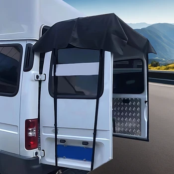 180x114cm Universelle Wohnmobil-Hecktür-Markise, wasserdichter Sonnenschutz für VW Ford Camper Van