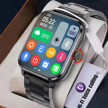 Smart Watch für Android IOS Uhren 1,83 Zoll HD Display Bluetooth Anruf Nachricht Alarm Musik Sport Modus