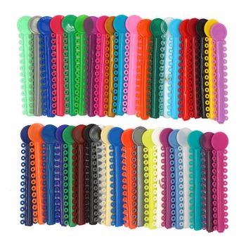 40 Binden/set Dental Kieferorthopädische Elastische Ligatur Krawatten Bands Für Zahnarzt (1040 Stück)