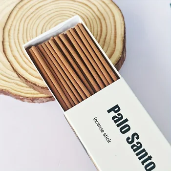30 Stäbchen Palo Santo Räucherwerk Weißer Salbei Zeder Kaffee Raumduft Natürliche Aromatherapie Geeignet