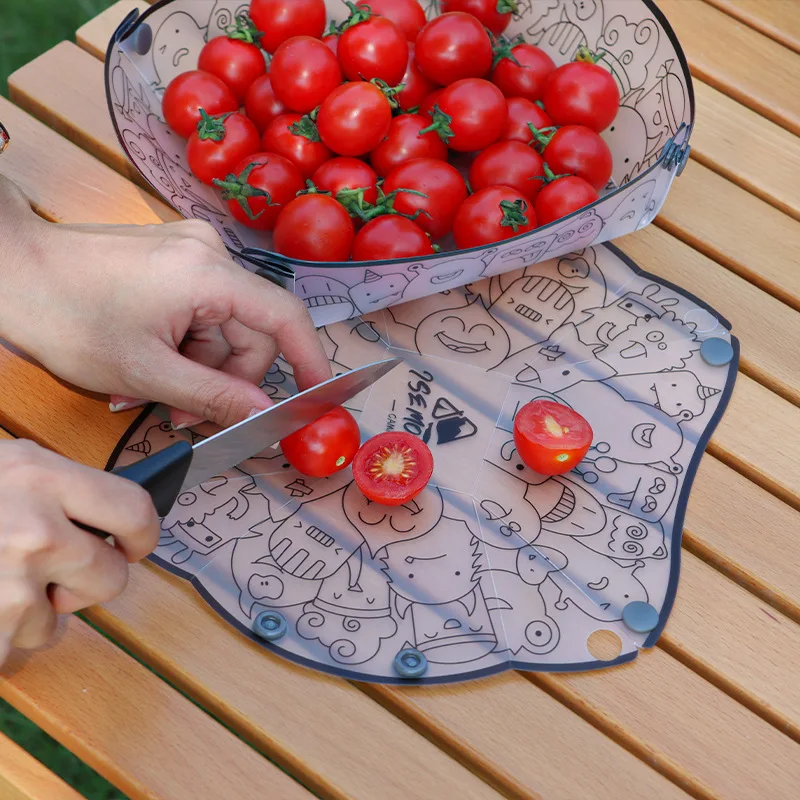 Outdoor Camping Picknick Geschirr Ultraleichtes Faltbares – Bild 3