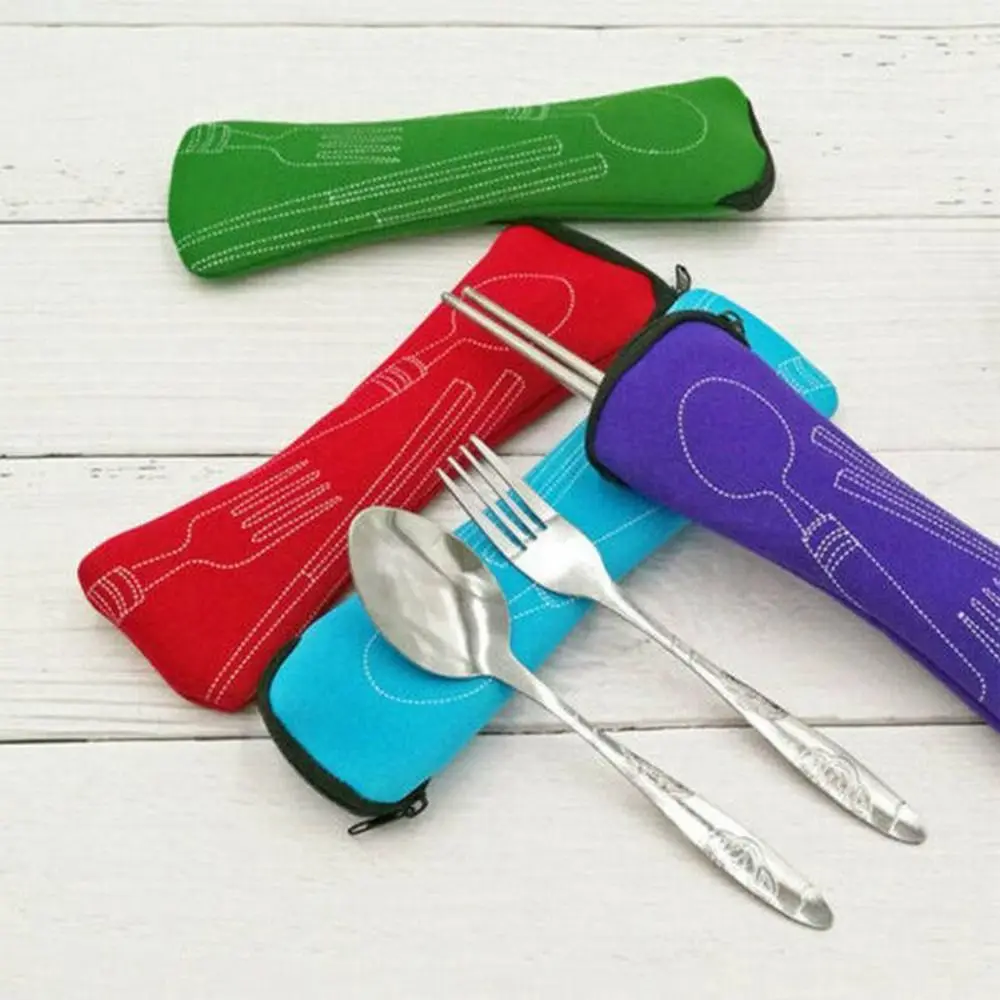 Reise verpackung Geschirr tasche Picknick tragbare Geschirr – Bild 5