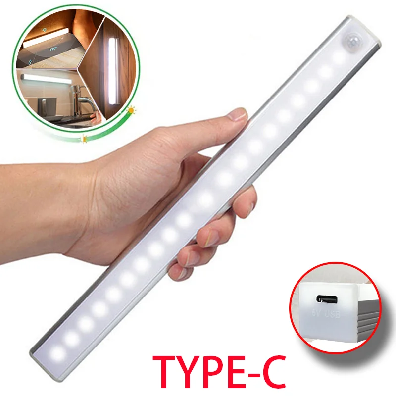 Motion Sensor Licht Drahtlose LED Nachtlicht Typ C