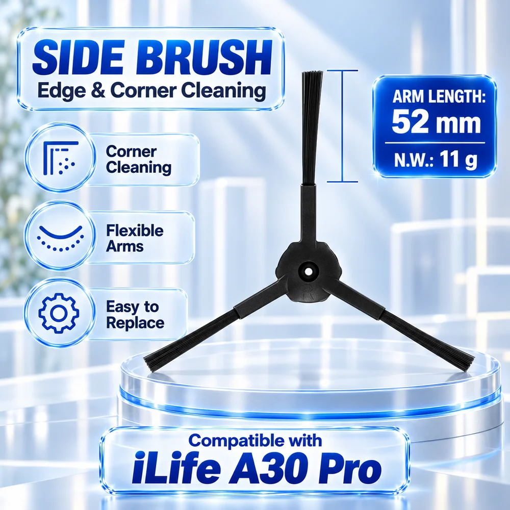 Kompatibel für ILife A30 Pro Staubsaugerteile Hauptbürste – Bild 5