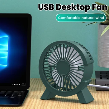 Mini USB wiederaufladbarer Tischventilator, tragbarer USB-kleiner Ventilator, Ventilator