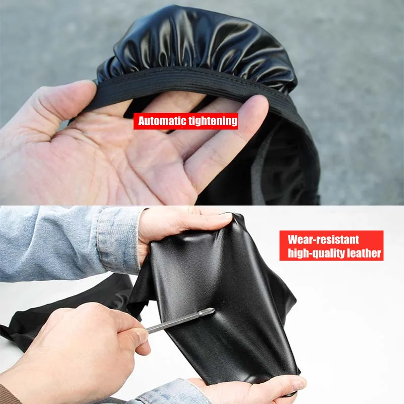 Motorrad Sitzbezug Elastische PU Leder Motorrad Sitzschutz – Bild 5