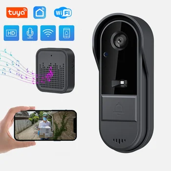 Tuya WiFi Drahtlose Video Türklingel Kamera HD Video Intercom Smart Home Sicherheit Schutz Nachtsicht Für Home