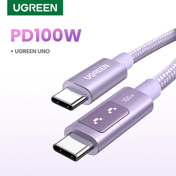 UGREEN Mehrfarbiges 100W 60W USB-C Kabel PD Quick Charge 3.0 4.0 Typ-C zu C Ladekabel für Laptop iPhone 17