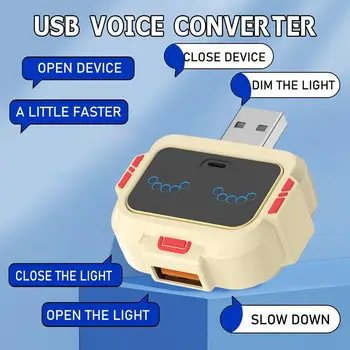 Sprachsteuerung Smart USB Socket Converter Lampenschutz Lichter Schalter Erweiterung Dockingstation