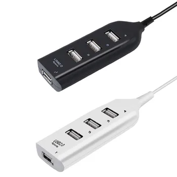 Hochgeschwindigkeits-USB-Hub, 4-Port-USB 2.0 mit Kabel, Mini-USB-Splitter-Hub, verwenden Sie Netzteil