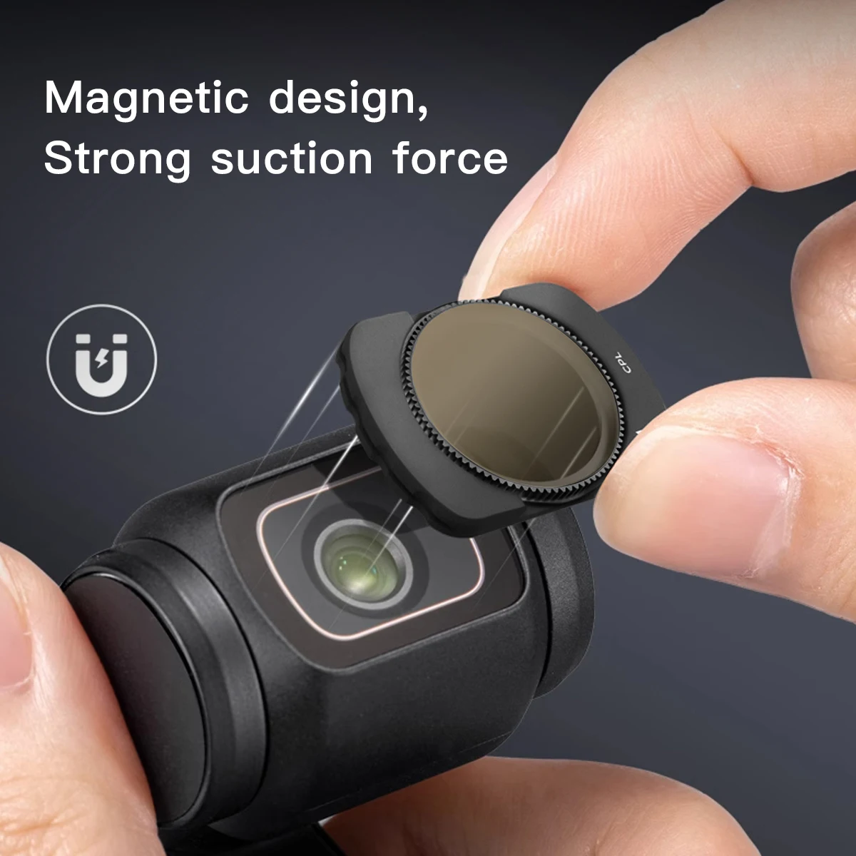 DJI OSMO POKET3 UV-Magnetfilter-Set UV CPL ND8/16/32/64 NDPL – Bild 3