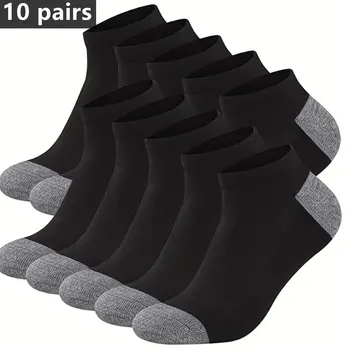 10 Paar Herrenmode Baumwolle atmungsaktive bequeme Knöchel socken, Herren socken Sommer