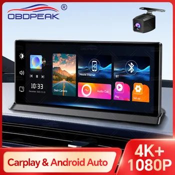 K2 pro 11.3 "Auto DVR 4k Kamera drahtlose Carplay Android Auto Ai Bildschirm Dash Cam Dual Len Video recorder