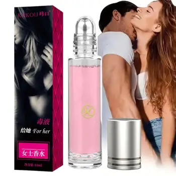 10ml Pheromon-Verführung Langanhaltender Dating-Körperduft Mini Tragbares Unisex Roll-On Eau de Toilette