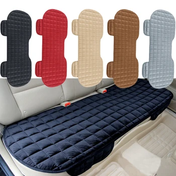 Auto Sitz Abdeckung Vorne Hinten Beflockung Tuch Kissen Nicht Rutsche Winter Auto Schutz Matte Pad Warm Halten