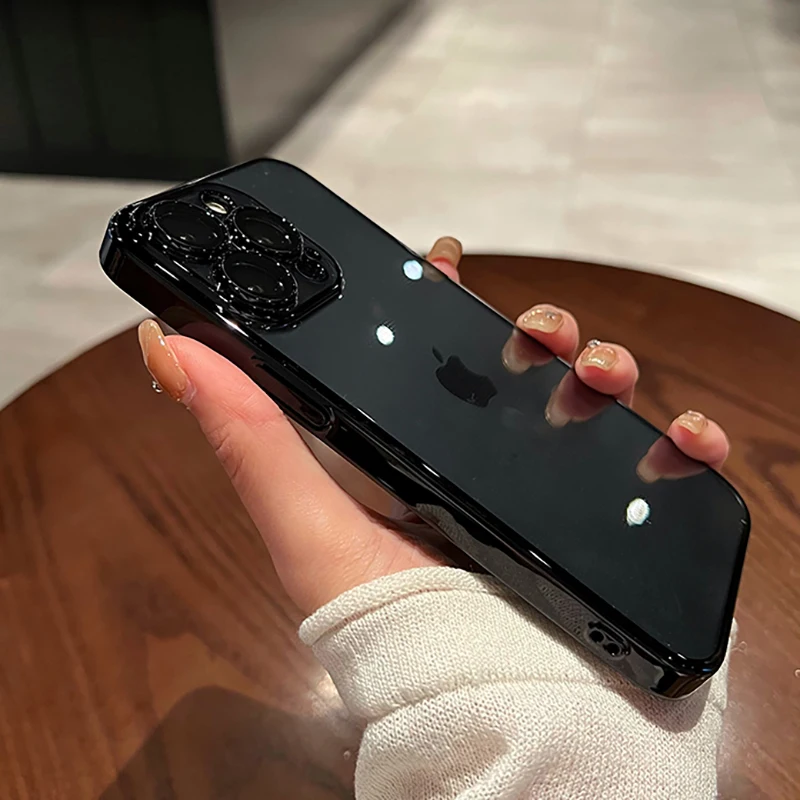 Luxuriöse, transparente Silikon-Handyhülle für iPhone 16, 17 – Bild 5