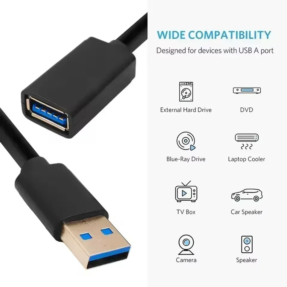 USB 3.0 Verlängerungskabel, 0,5 bis 3 m – Bild 5
