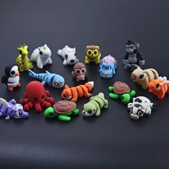 3D-Gedrucktes Simuliertes Kleintier mit Beweglichen Gelenken, Mini-Schreibtisch-Spielzeug für Jungen