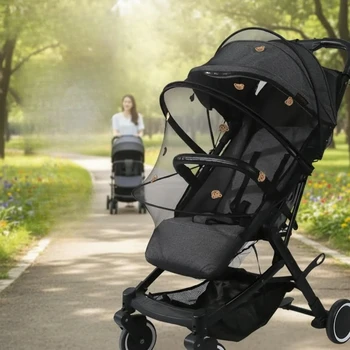 Kinderwagen-Zubehör Moskitonetz Kinderwagen-Insektenschutz Kinder Belüftungsnetz Insektenschutznetz