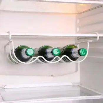 Küche Liefert Kühlschrank Organizer Rack Innen Regal Bier Wein Flasche Halter Rack Küche Lagerung Regale