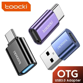 Toocki otg usb 3,0 zu typ c adapter micro to typ c männlich zu usb 2,0 weiblich konverter für macbook xiaomi