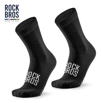 ROCKBROS ROAD TO SKY Professionelle Sportsocken, atmungsaktive Radsocken, MTB, Rennradsocken, hochelastisch